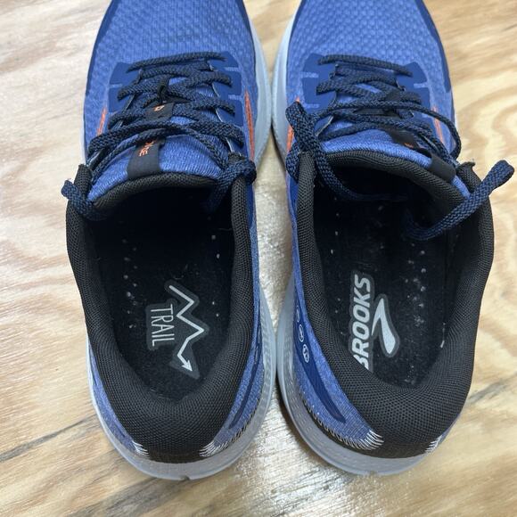 Brooks Divide Trail Running Shoe Sneaker Men’s 8.5 Blue Outdoor Comfort - Picture 9 of 12